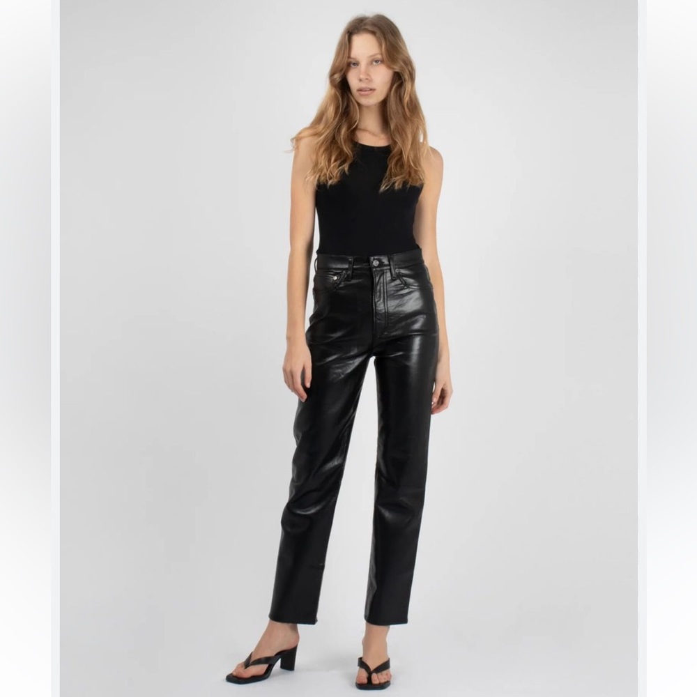 AGOLDE 90S RECYCLED LEATHER‎ PANTS M2